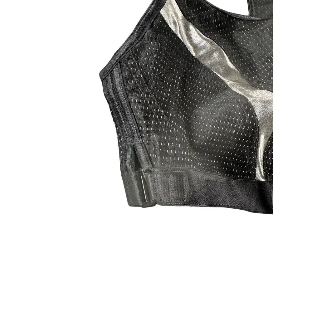 NWT Shock Absorber Black Medium Support Adjustable Bra Top Women's Size 36B